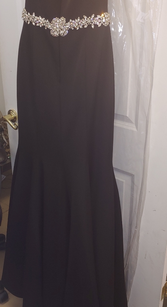 Jovani black fit and flair size 8 - Picture 6 of 8